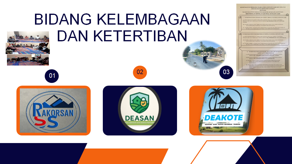 INOVASI DIBIDANG KELEMBAGAAN DAN KETERTIBAN